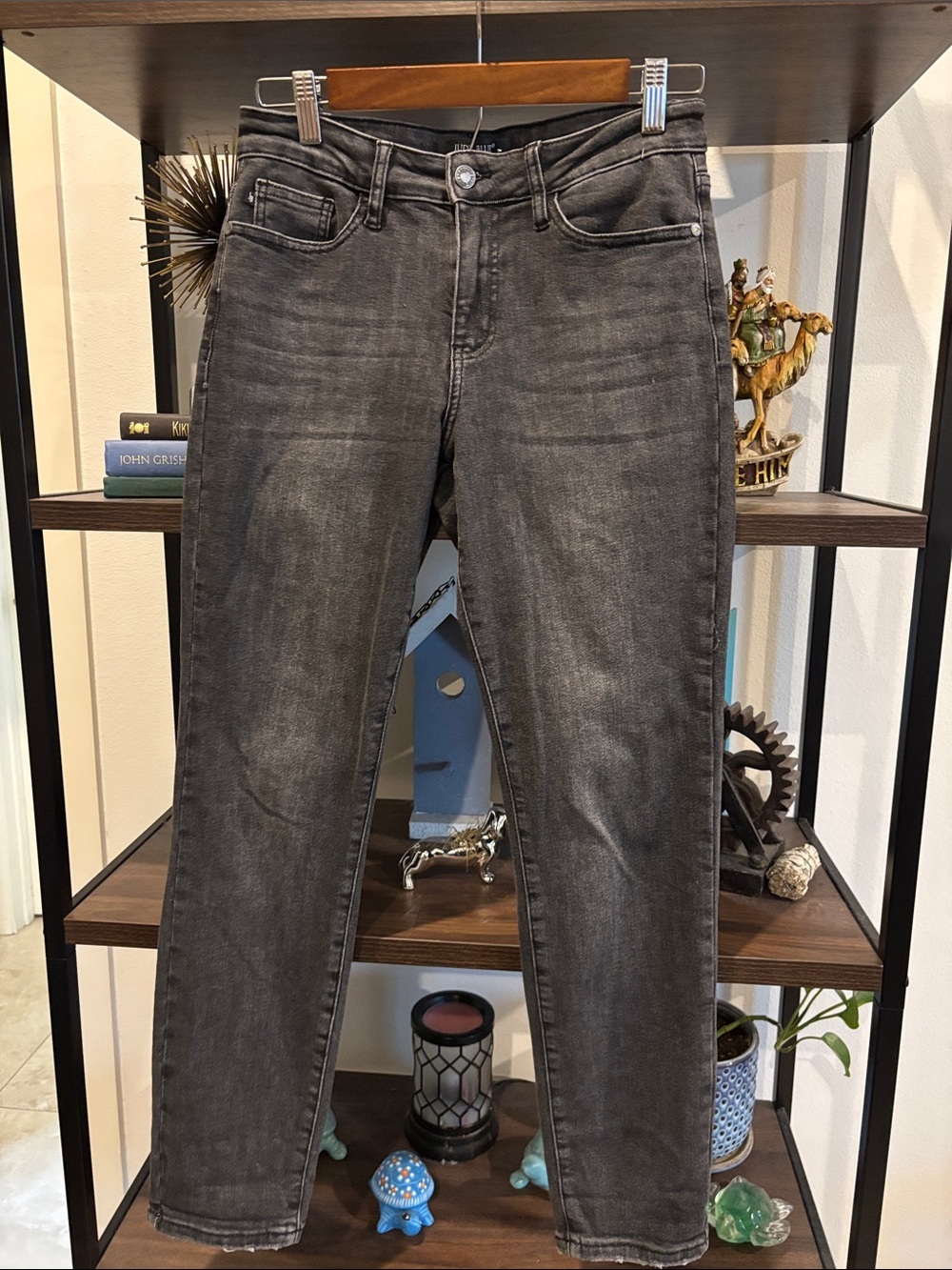 Judy Blue Boyfriend Fit Stretch Women's Black Jeans Size 26